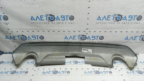 Lower rear bumper trim Ford Escape MK3 13-19 2 pipes, gray structure under the towbar, scratches, deformed