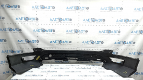 Rear bumper bare Ford Escape MK3 17-19 rest without parking sensors structure, scratches, bumps