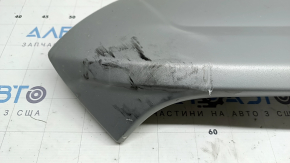 Front bumper lip trim Ford Escape MK3 17-19 rest silver, scratches, worn