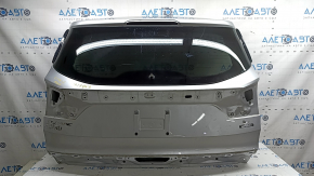 Naked tailgate with glass Ford Escape MK3 17-19 rest, silver UX, with wiper trapezoid, in soot