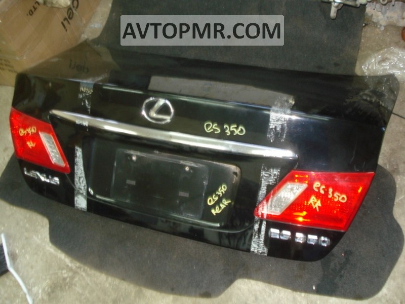 Lexus ES350 07-12 trunk lid trim with chrome molding without tube