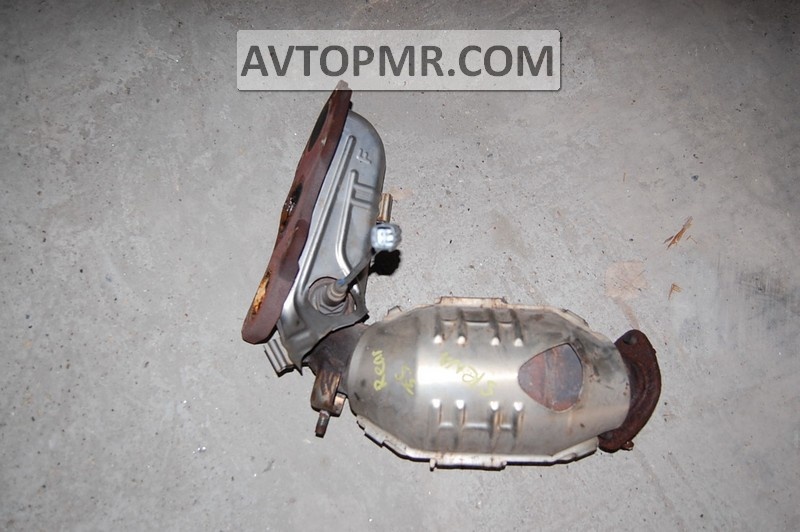 Rear exhaust manifold with catalytic converter for Toyota Sienna 2007-2010 3.5, with lambda sensor, rusty