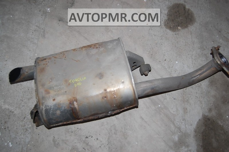 Rear muffler with barrel for Toyota Corolla e12 02-06 D4D HB