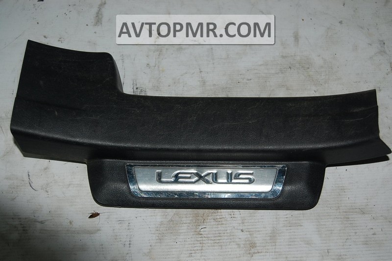 Rear right door sill plate for Lexus CT200h 11-17 black chrome
