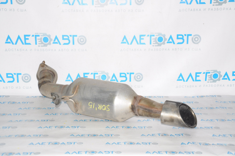 Kia Sorento 10-15 2.4" rear muffler with barrel