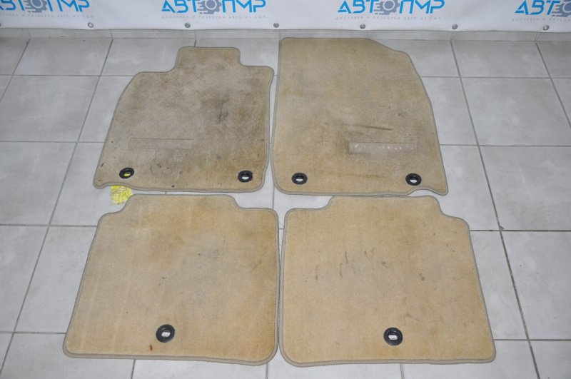 Set of floor mats for Lexus ES300h ES350 13-15 beige