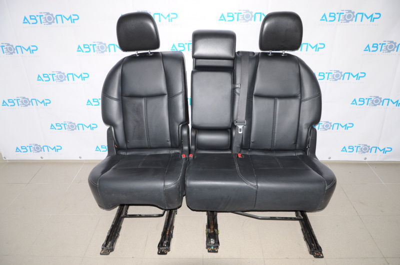 Rear row of seats 2 row Nissan Pathfinder 13-16 leather black