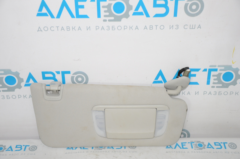 Right visor for Subaru Outback 15-19 gray