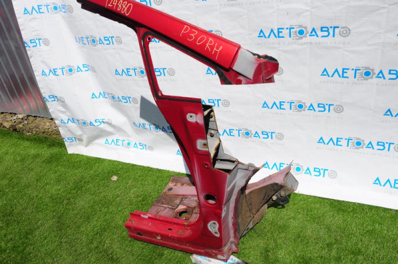 Front right body pillar Toyota Prius 30 10-15 red