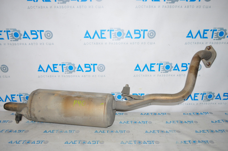 Rear muffler with barrel for Toyota Prius V 12-17