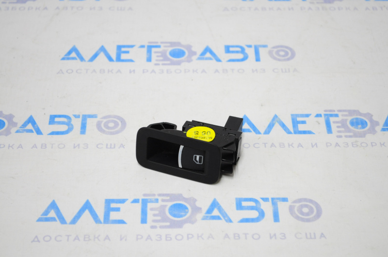 Rear left window lift control for VW Passat B7 12-15 USA, black with chrome, automatic, with black trim