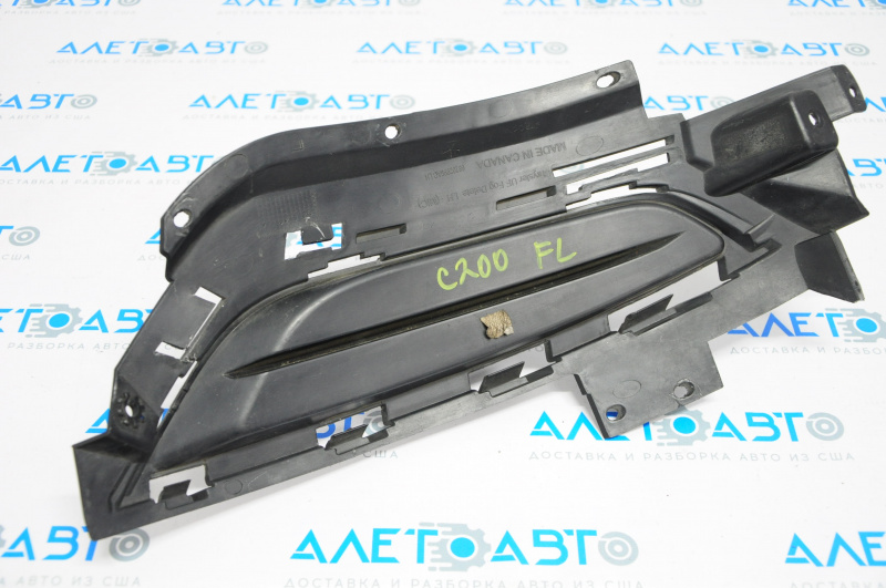 Left bumper grille for Chrysler 200 15-17 without fog lights, without chrome