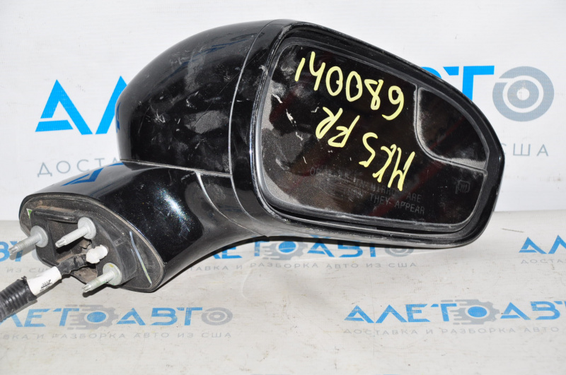 Right side mirror complete Ford Fusion mk5 13-7 pins, turn signal, heated, black