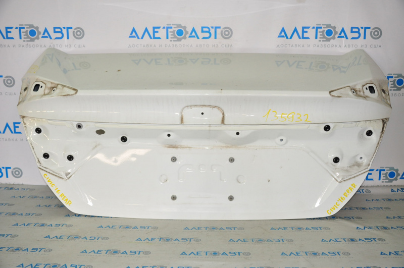 Trunk lid Honda Civic X FC 16-21 4d white NH-578