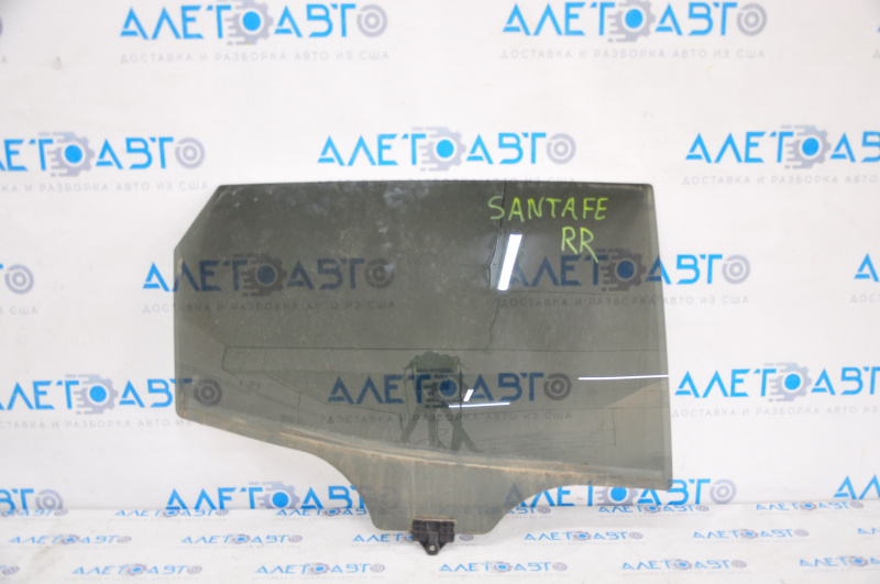 Rear right door glass for Hyundai Santa FE Sport 13-18