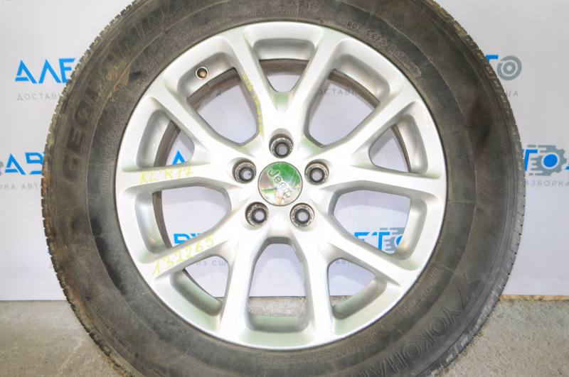 Set of R17 wheels 4pcs Jeep Cherokee KL 14-18 light alloy