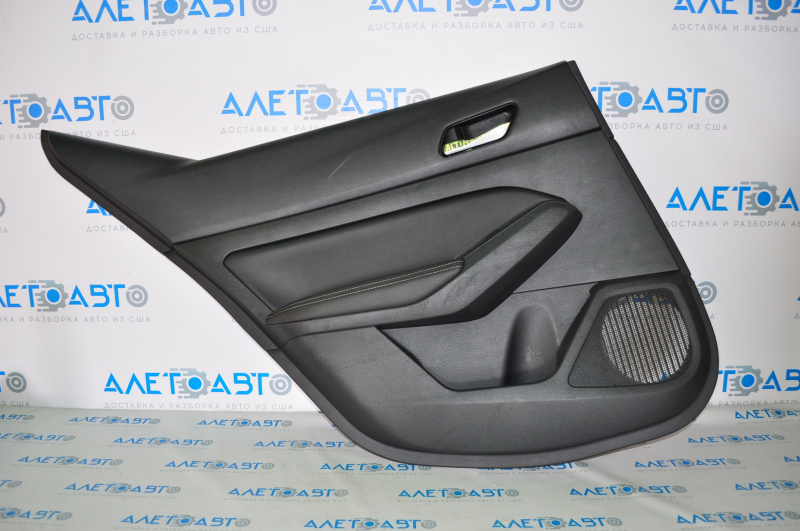 Door trim card rear left Nissan Altima 19-21 black leather
