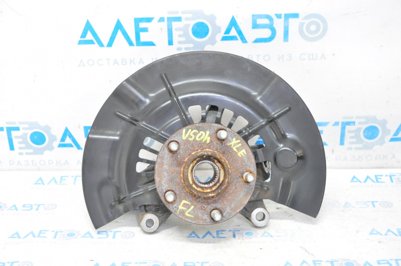 Trunnion with hub front left Toyota Camry v50 12-14 hybrid usa with casing