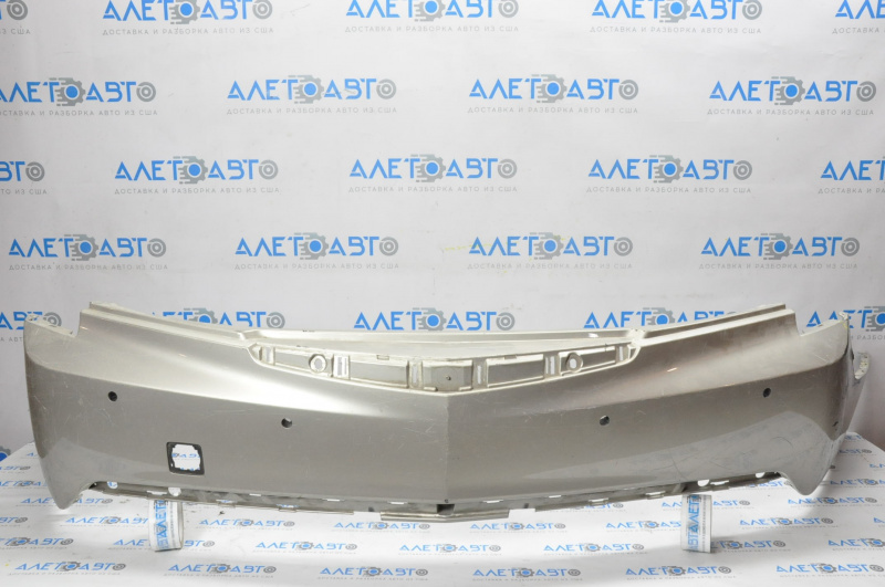 Bare rear bumper Cadillac ATS 13-18 silver for parking sensors, crack, worn, broken fastener