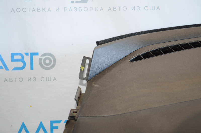 Torpedo front panel without AIRBAG Ford Escape MK3 13-16 pre-rest broken fastener and bard, without left plug
