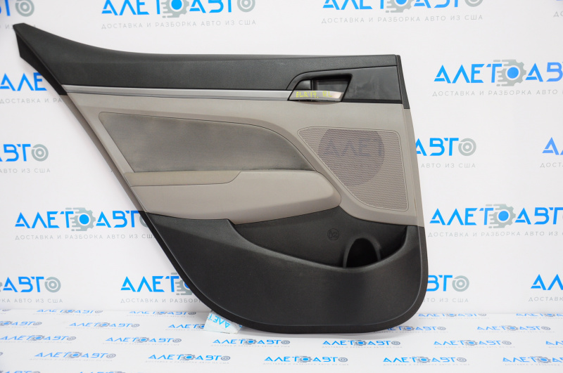 Door trim card rear left Hyundai Elantra AD 17-18 gray