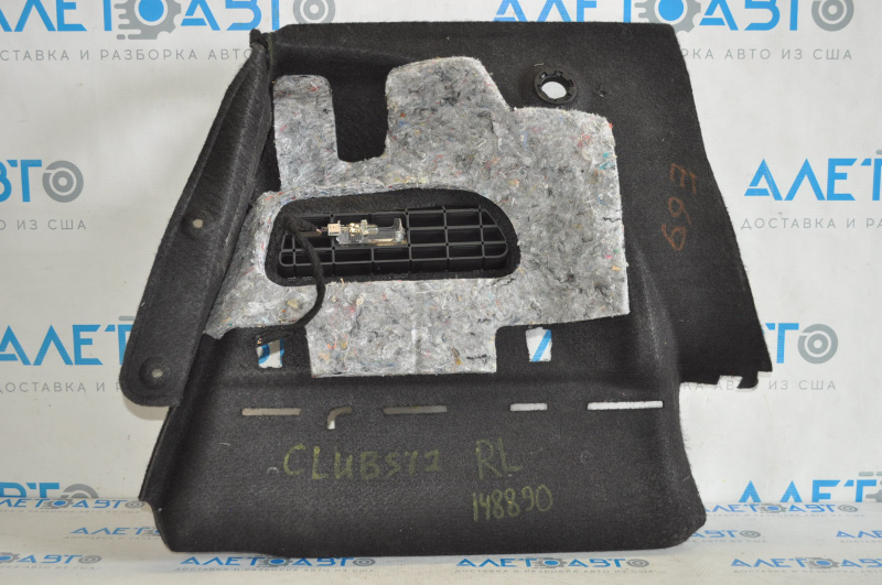 Arch trim left Mini Cooper Clubman R55 07-14 black torn