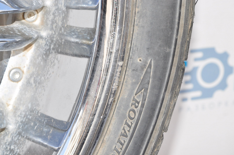 Wheel rim R22 5x114.3 Subaru b10 Tribeca curb