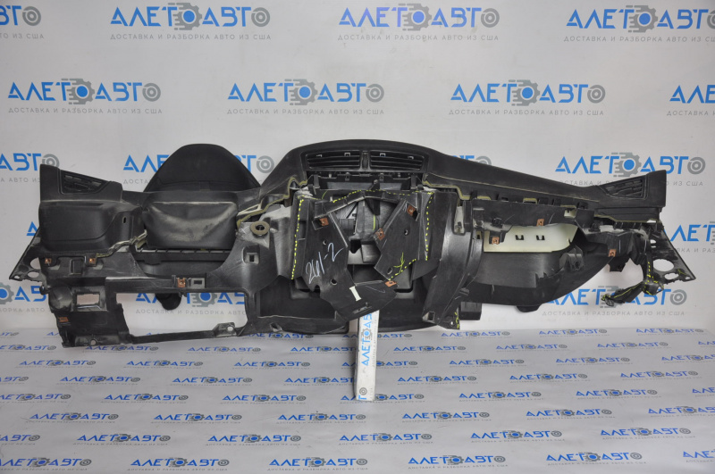 Torpedo front panel without AIRBAG Ford Escape MK3 13-16 prerest, bent frame, broken plan bard, broken crepe, scratches