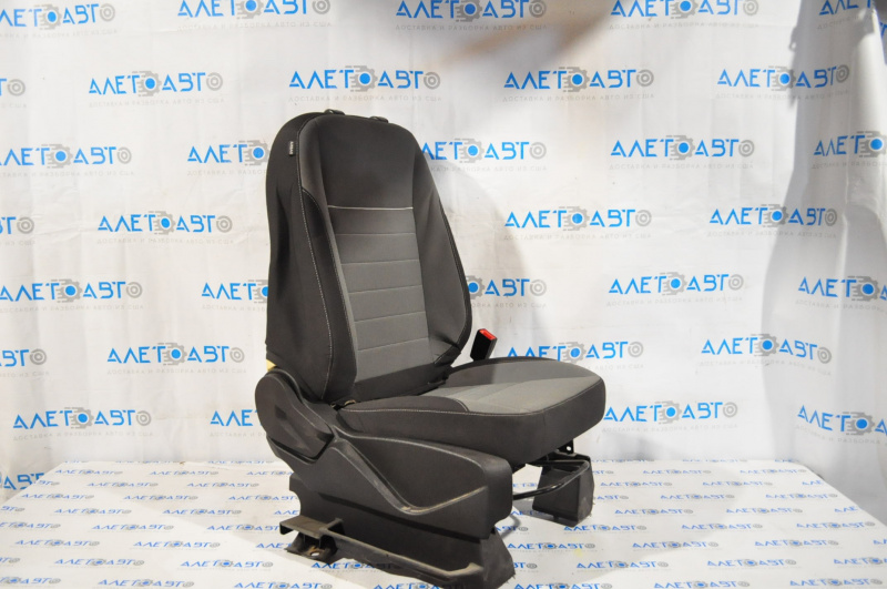 Passenger seat Ford Escape MK3 13-15 without airbag, mechanical, cloth gray, without headrest