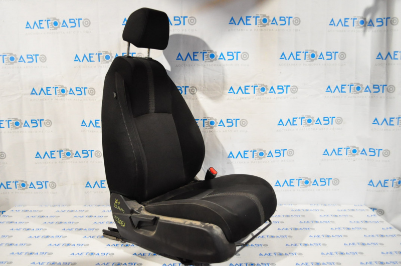 Passenger seat Honda Civic X FC 16-19 4d without airbag, mechanical, cloth black, for dry cleaning