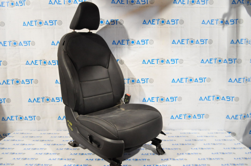 Passenger seat Infiniti QX50 19-20 without airbag, electric, heated, leather black