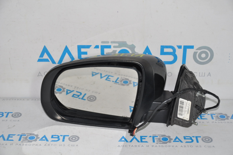 Left side mirror complete Jeep Cherokee KL 14-18 5 pins, heated, black