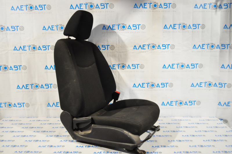 Passenger seat Nissan Leaf 13-13 without airbag, mechanical, heating, cloth black