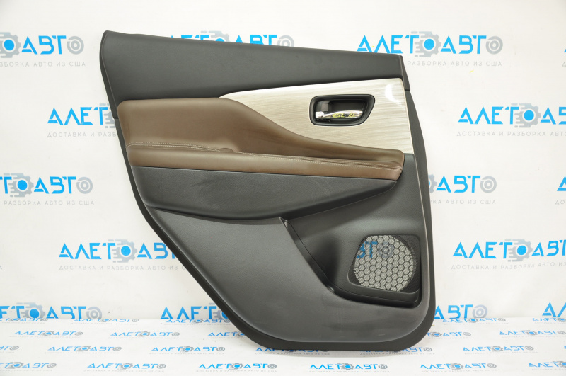 Door trim card rear left Nissan Murano z52 15-18 leather brown