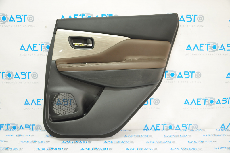 Door trim card rear right Nissan Murano z52 15-18 leather brown