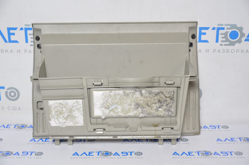 Glove box, glove compartment Toyota Prius V 12-17 lower light gray, scratches