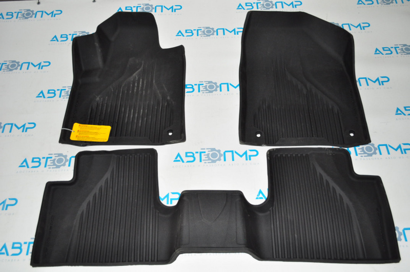 Set of floor mats for Jeep Cherokee KL 14-15 rubber