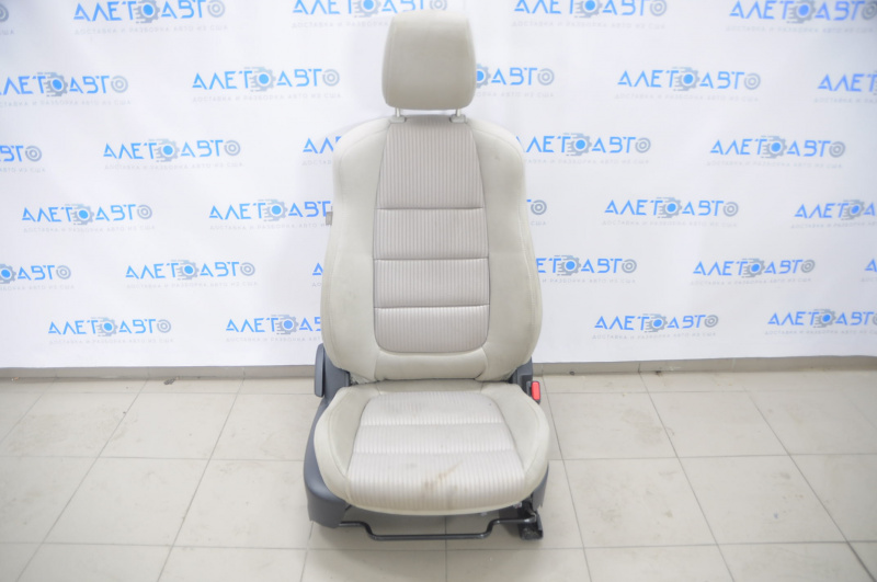 Passenger seat Mazda 6 13-17 without airbag, mechanical, gray cloth, burnt