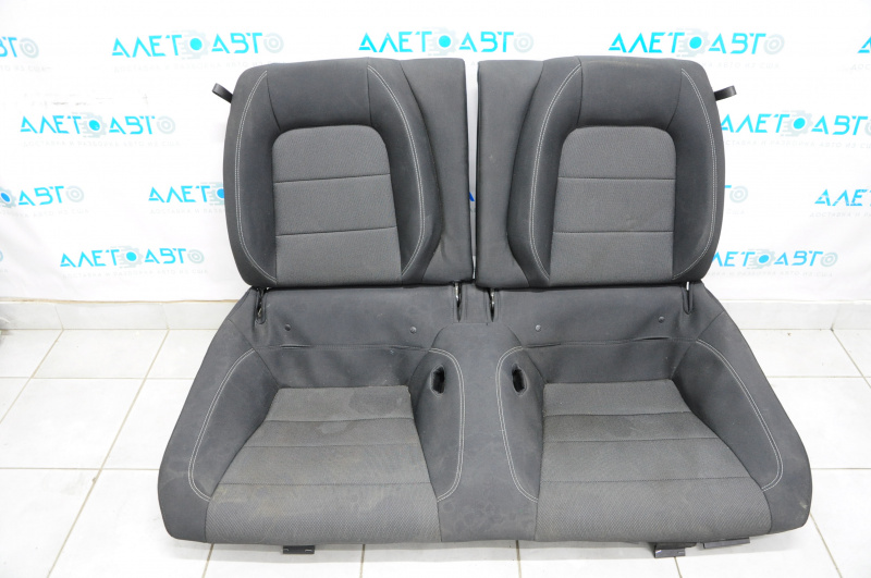 Rear row of seats 2 row Ford Mustang mk6 15-17 coupe rag, burnt, torn