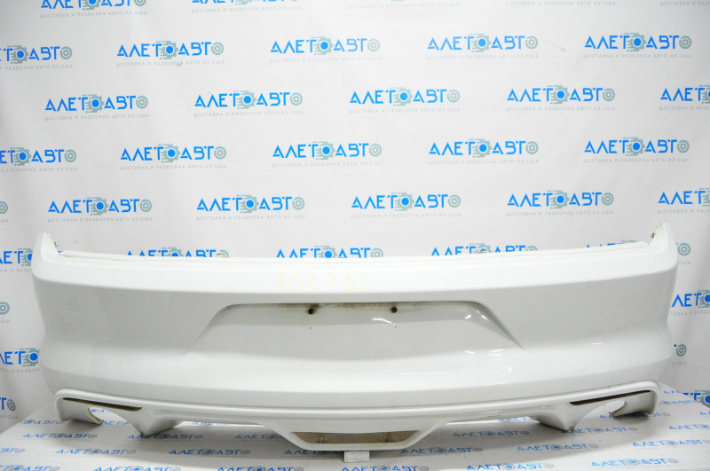 Rear bumper bare Ford Mustang mk6 15-17 without parking sensors white