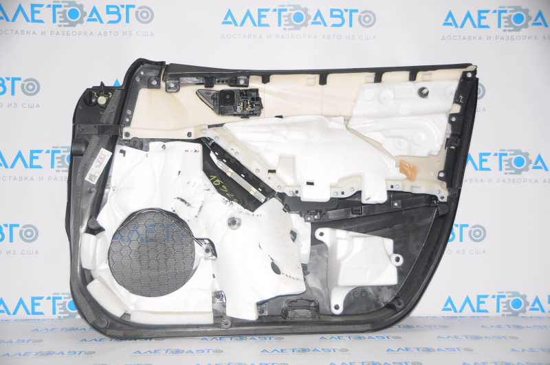 Door trim card front left Mazda 6 13-15 Sport black gray insert, broken fastening