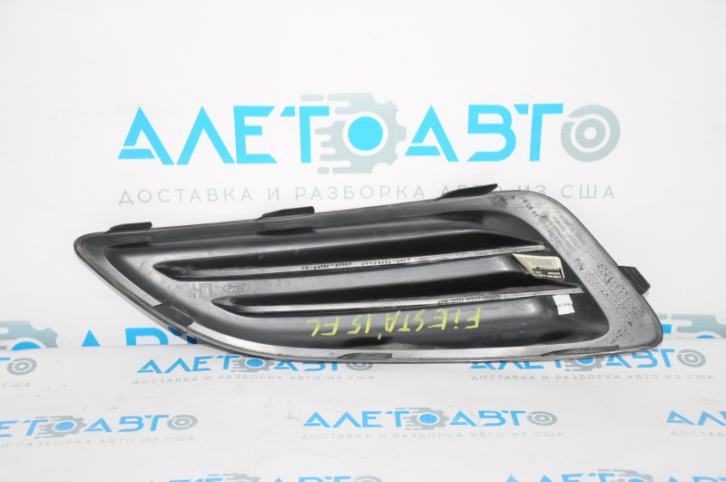 Bumper grille left Ford Fiesta 14-19 rest without fog lights