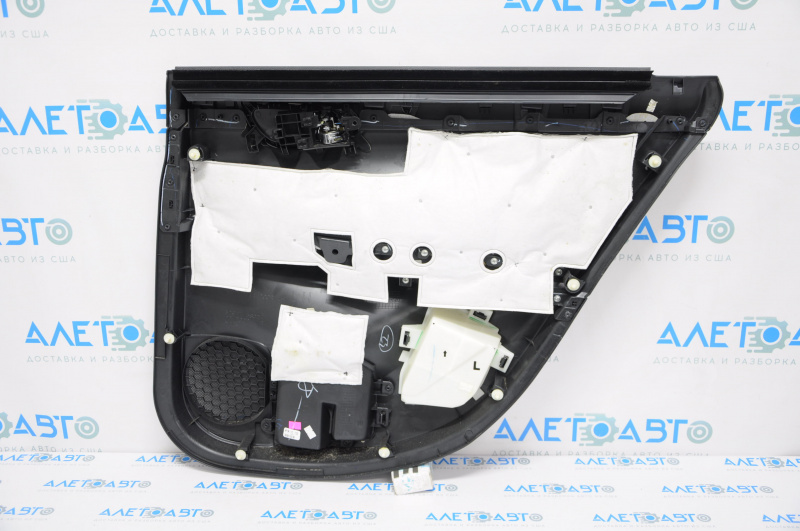 Door trim card rear left Nissan Sentra 13-15 black leather