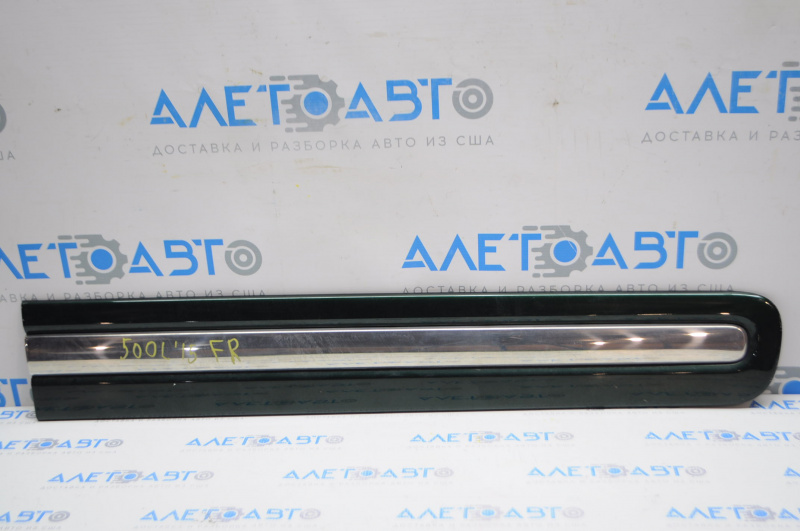 Door trim lower front right Fiat 500L 14-17 with chrome, in body color
