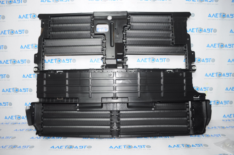 Radiator deflector blinds assembly Ford Edge 15-18 prerest without motor, without 4 pcs. curtains