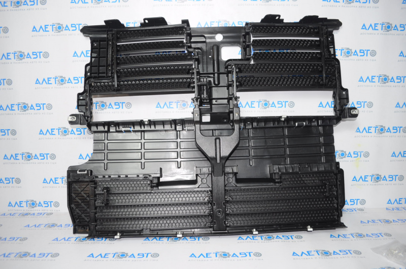 Radiator deflector blinds assembly Ford Edge 15-18 prerest without motor, without 4 pcs. curtains