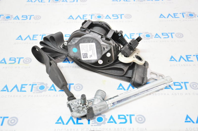 Driver's seat belt Jeep Compass 17-21 black, with tensioner, shot