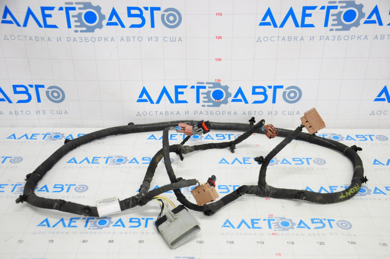 Wiring of the front bumper Jeep Compass 17-18 without parking sensors, under fog lights