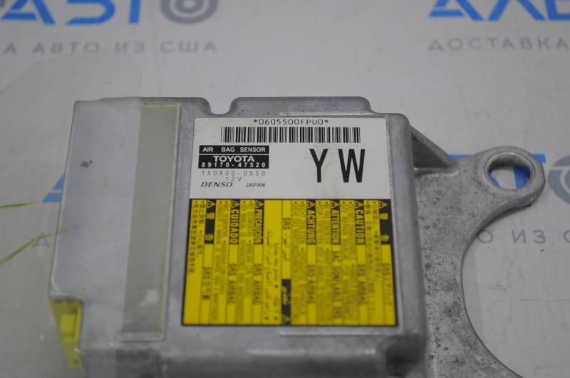 SRS airbag module airbag computer Toyota Prius V 12-14