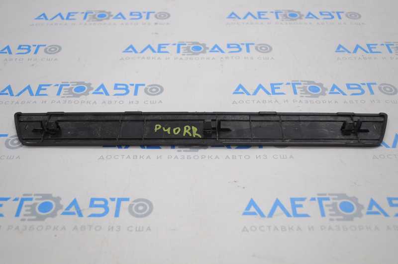 Door sill trim rear right outer Toyota Prius V 12-17 black